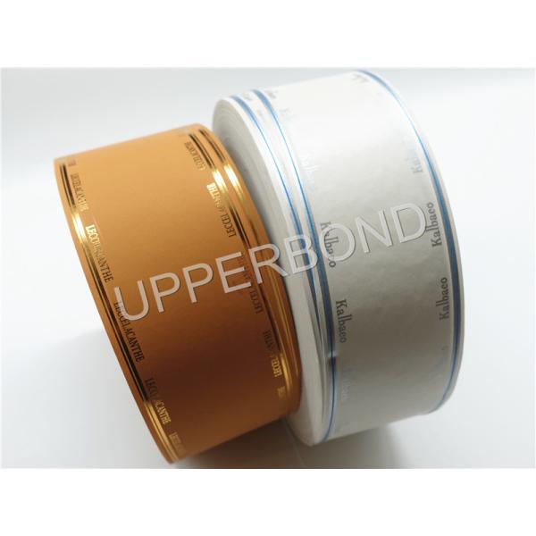 Envoltura de encargo del cigarrillo que inclina el papel con efecto de sellado caliente