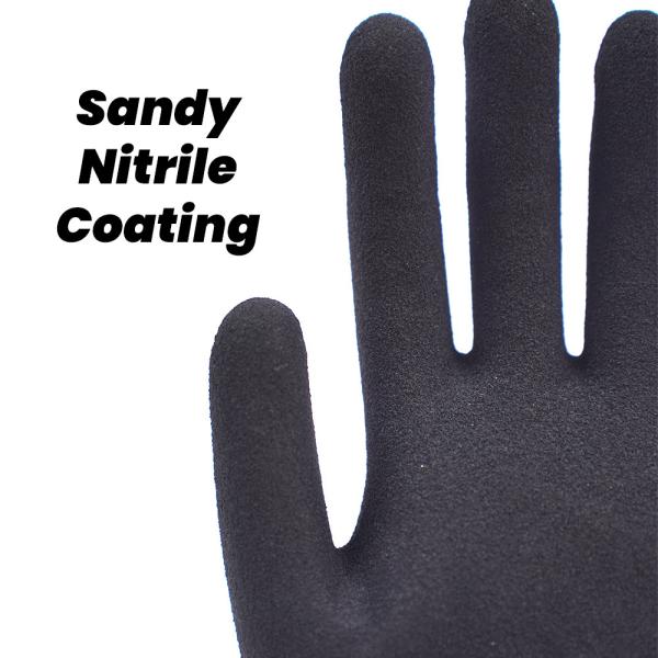 A5 Cut-Resistant Nitrile Coated Industrial Touchscreen Gloves Comfort Industrial
