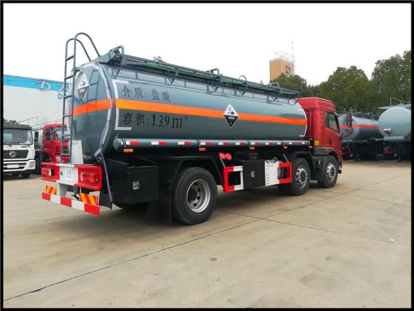 FAW 25Ton Heavy Duty Truck 13.9 Cbm  Chemical Vehicle Sodium Hydroxide Solution/liquid Special Truck Special Transport Truck