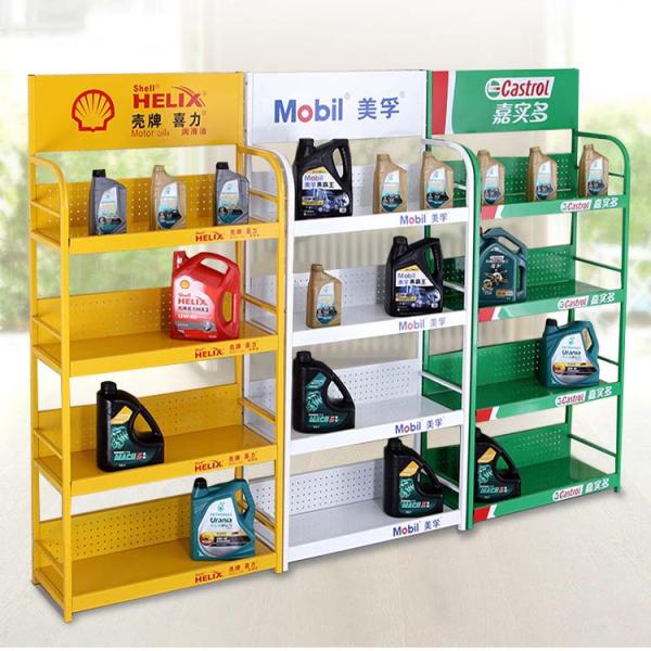 Displaying Wiper Display Rack Heavy Duty Free Standing Showcase for Engine Oil Display