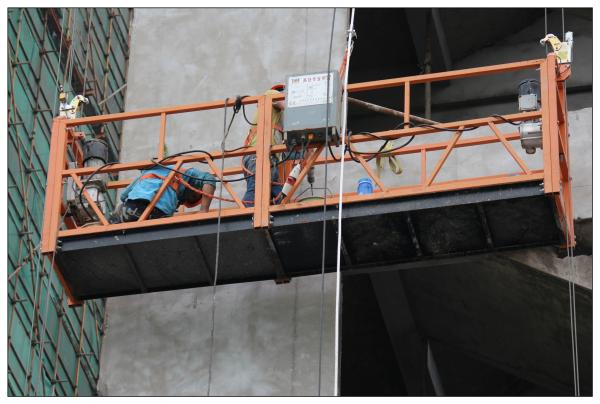 Building maintenance aluminium ZLP800 electric hanging suspended platform for sale