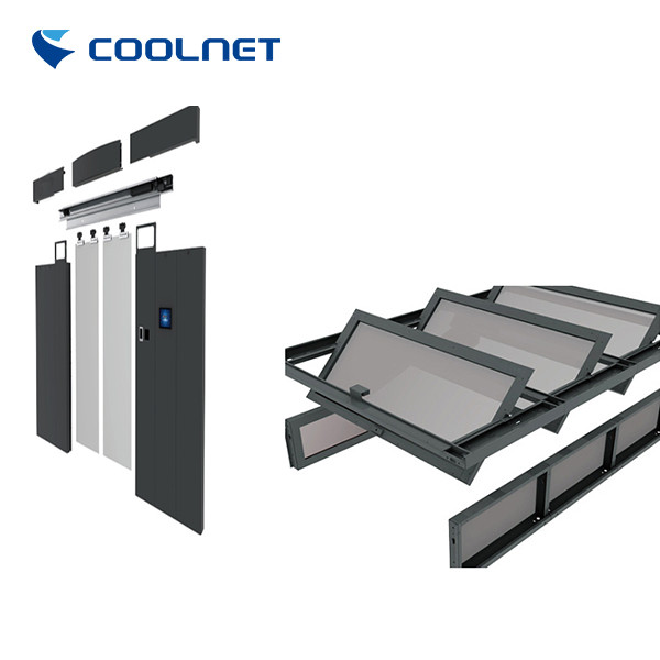 Customized Modular Data Center with Cold and Hot Aisle Containment Made from 2.0mm Cold Rolled Steel and 1100kg Static Payload