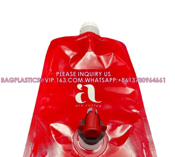 Coffee Bag, Coffee Pouch, Coffee Spout Bags Cold Brew Coffee / Yogurt / Liquid Packaging Stand Up Pouch With Spout