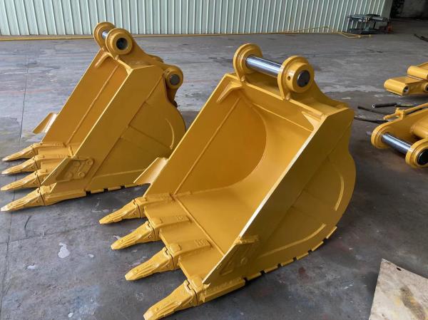 CE Wear Resistant Rock Excavator Buckets , HYUNDAI Excavator Standard Bucket
