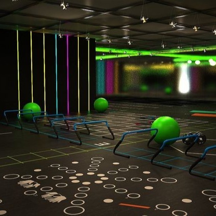 Безопасность повторно использовала резиновые плитки спортзала, циновку спортивной площадки резиновую со стандартом ЕС