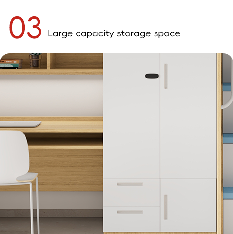 Нескользящий тихий склад Лестница настройка и толстый ограждение 4600*900*2120 Квартирная кровать для детей/подростков/молодых взрослых Сделано на заводе Фошань Myidea