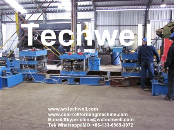 21KW 45# Steel Sigma Profile Roll Forming Machine With 16 Steps Forming Station