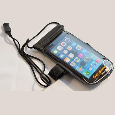 floatable mobile phone water proof bag with armband and neck hanger