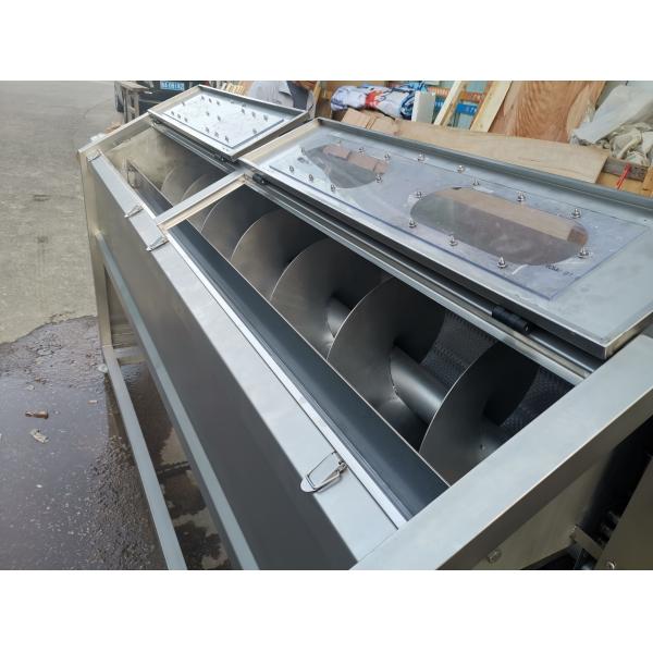 овощ 1000kg/h обрабатывая машину спиральной моркови таро шайбы щетки картошки очищая