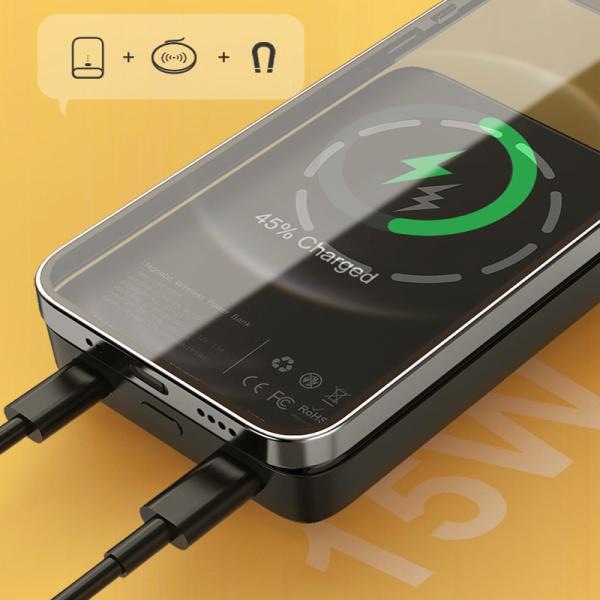 батарея полимера Li беспроводного банка силы заряжателя 5000mAh внутренняя