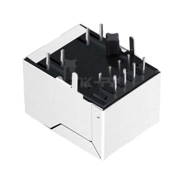 LPJ4011BBNL 10/100 Base-T RJ45 with Transformer Magnetics Jack Tab Down Green/Yellow LED