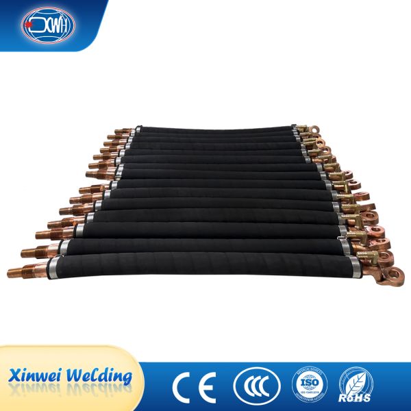 Industrial Copper Secondary Water Cooled Welding Cable Stable Resistance Spot Welding Use