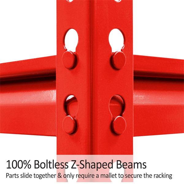 175kg Boltless Storage Rack Heavy Duty Metal Shelving Boltless 700*300*1500