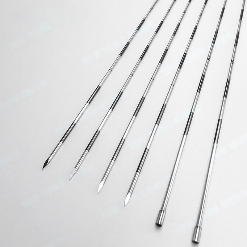 304 Stainless Steel Piercing Needle With Scale Sandblasted Sharpened