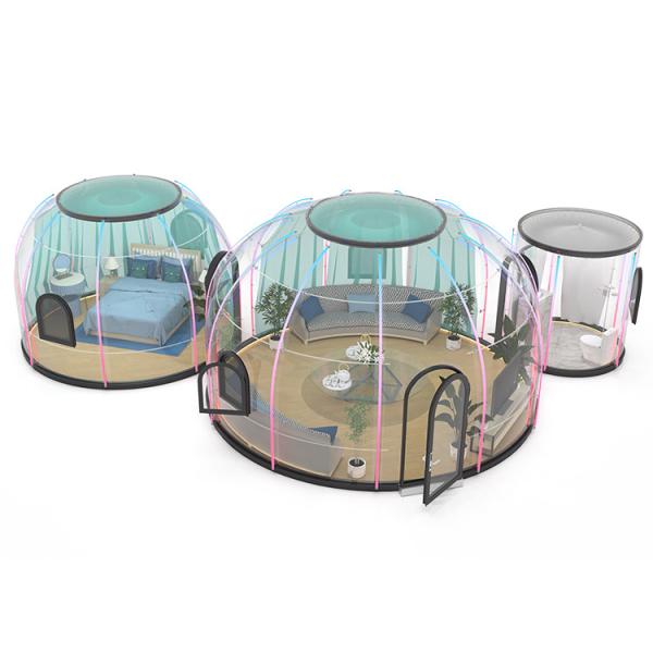 Sun Room Transparent Igloo Nanocrystalline Glamping Bubble Tent