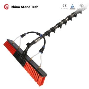 Lightweight Smart Water Fed Extension Pole Glass Window Solar Cleaning Brush