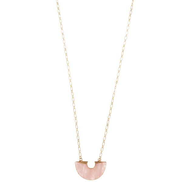 Женщины циркона ожерелья позолоченной драгоценной камня привесные фасонируют цепного поставщика ювелирных изделий ожерелья