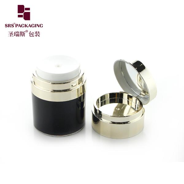 15ml 30ml flip cap with mirror acrylic serum custom airless bottle