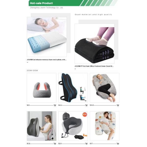 Filling Memory Foam U-Shape Car Neck Pillow Customized Color for Comfortable Travel