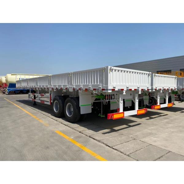 3 Axle 40FT Container Side Wall Semi Trailer and with Cross Arm Type Suspension System