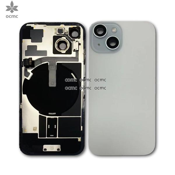 Black Glass Body Back Cover Replacement For IPhone 15 Series Full Original