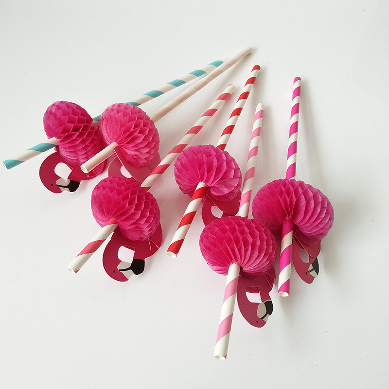 Biodegradable Disposable Straws Creative Drinking Paper Straw for Juice Milk and Beverage