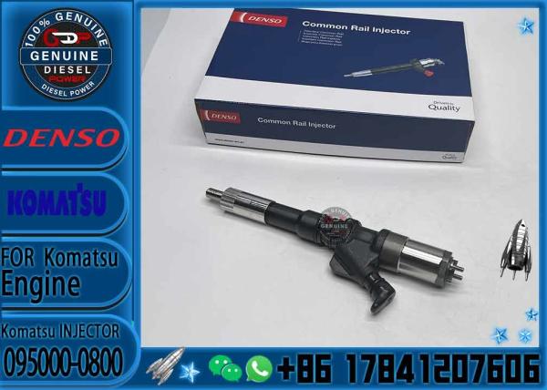 Injecteur de carburant diesel commun 095000-1211 6156-11-3300 095000-1210 095000-0800 095000-0801 pour Komat-su PC400-7 PC450