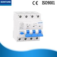 Disjoncteur de 4 Polonais Rcbo C.A. ou un type courant résiduel de MCB + de RCD actionné