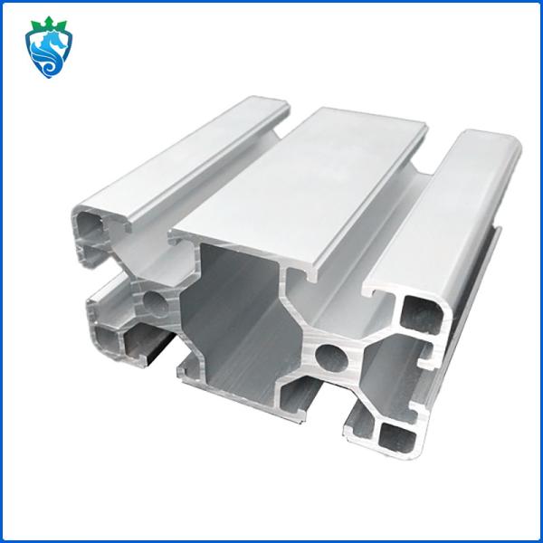 Industrial Aluminum Extrusion Profile T Slot 4080 6060 6030 anodizing / Polishing
