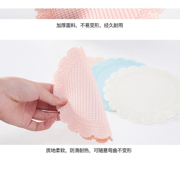 Teacup Table Western Food Heat Insulation Silicone Pot Holders