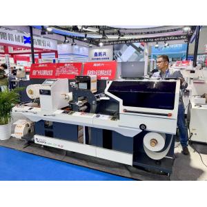 Ocho por ciento de cobertura colores Pantone etiqueta autoadhesiva automática cortador a presión