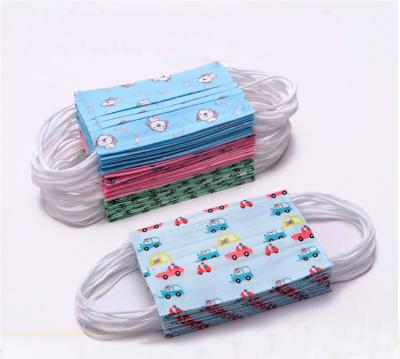 Printed Kids Protective Wearing Medical Mask 3 Ply  For Baby Children