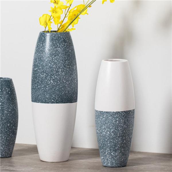Modern handmade ornament home decoration desktop flower vase craft elegant ceramic flower vase