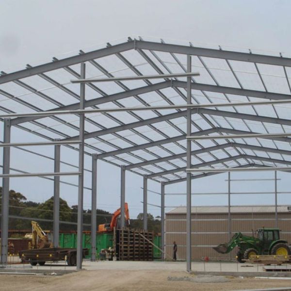 Pre-engineered Metal Frame Steel Warehouse Workshop Construction