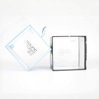 Boîte en PVC transparent en plastique, bande coulissante, boîtes d'emballage avec fenêtre