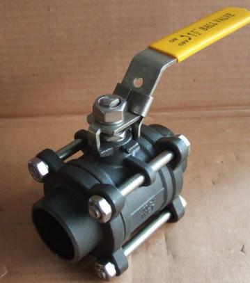 3PC Flanged Ball Valve , ASTM A216 WCB 2 Inch Carbon Steel Ball Valves pneumatic/with iso5211