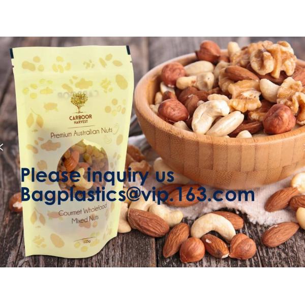 Standing Up Aluminum Zipper Packaging Pouch Bag For Dried Food,Standing Up Aluminum Zipper Packaging Pouch Bag For Dried