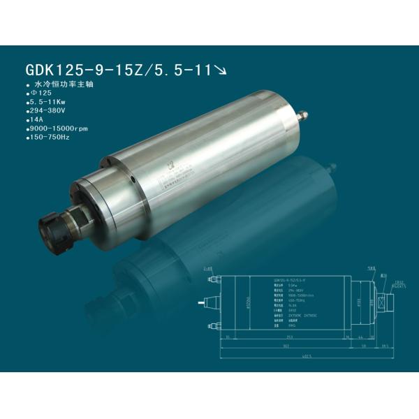GDK spindle motor for steel aluminum cutting and engraving