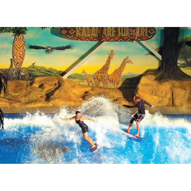 OEM Flowrider Surfing Simulator with 65kw Water Pump and Soft Strong PVC for Water Parks 15.3m*9.3m