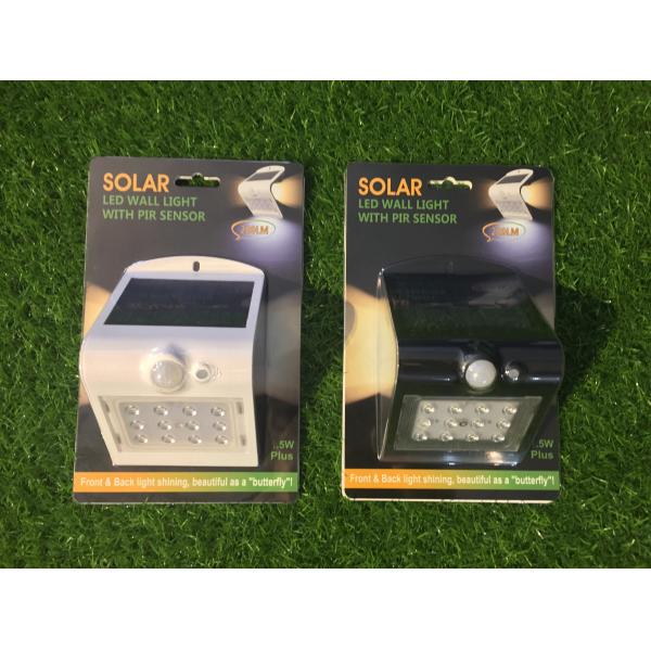 la pared solar blanca caliente de 3000K LED enciende 3.2W al aire libre 400 lúmenes