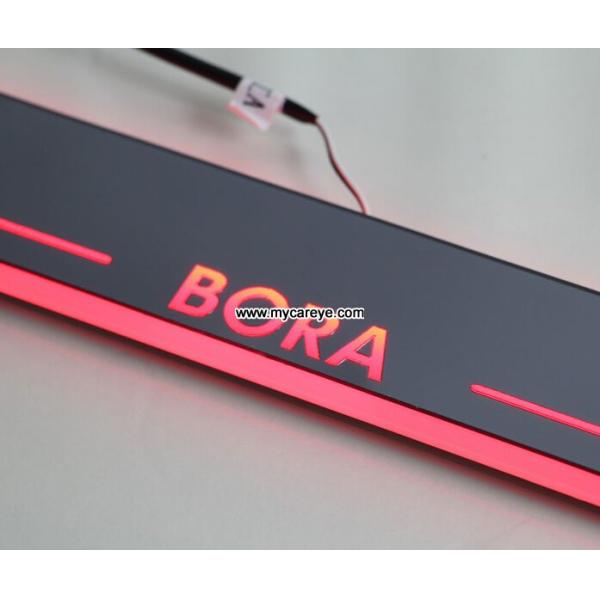 Volkswagen VW Bora car moving door floor lights LED door scuff plate light