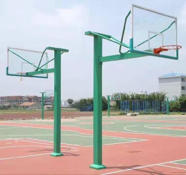 Waterproof Movable Basketball Stand , Anti Crack Portable Adjustable Basketball Hoop