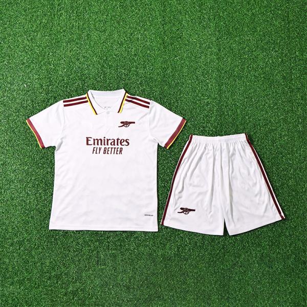 2025-2026 Arsenal Kids 2nd Away Shirt Kids Soccer Jerseys Customized