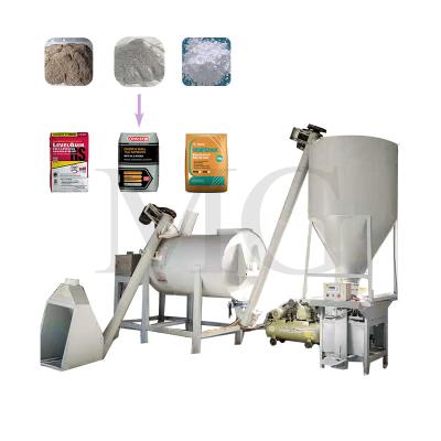 Dry Mix Powder Mortar Mixing Plant Wall Putty Sand Cement Mixer Machine Ceramic Tile Adhesive Production Line