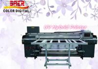 Imprimante hybride UV à 3 ou 4 têtes Imprimante à jet d'encre grand format à plat et machine d'impression UV à rouleaux