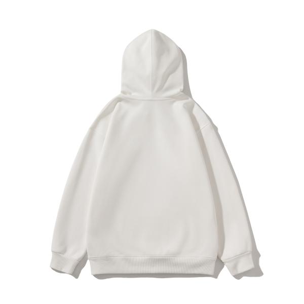 FODARLLOY Stylish Fashion Vintage Hoodie OEM Streetwear Essentials Oversize Unisex Pull Coat Men's Hoodies Pullover Whit