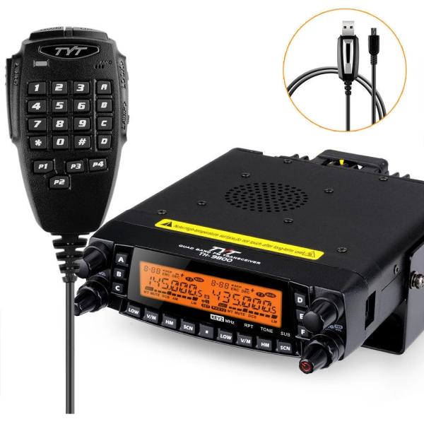 TYT TH-9800 Car Radio 50W Walkie Talkie with 100km Long Range and 209 Storage Channels