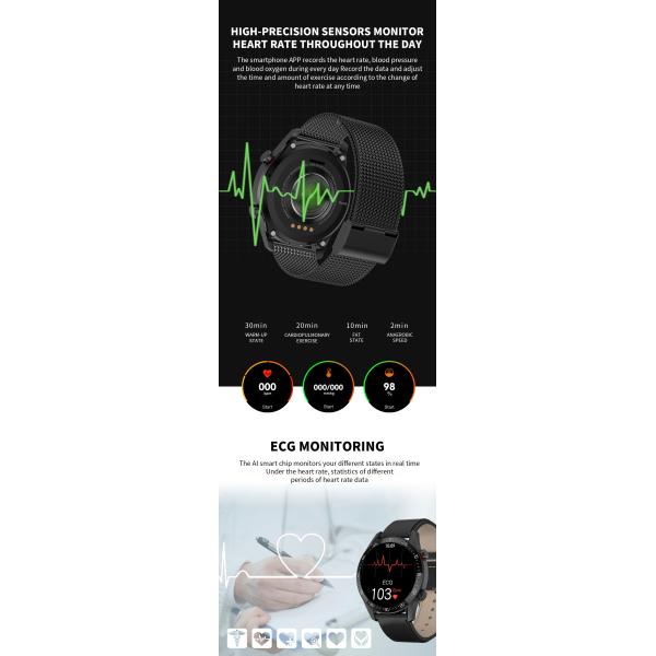 Smartwatch Ip68 звонка экрана BTE L13 SK7 1.3inch делает водостойким