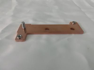 Purple Copper Nickel Plated CNC Riveted Copper Bar Metal Stamping Parts