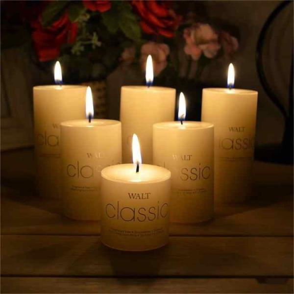 Colorful Cylindrical Wedding Hotel Party Christmas Snowflake Cheap Orange Lvory Flameless Led Wax Tall Pillar Wax